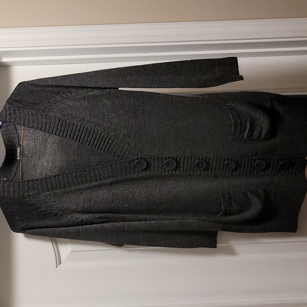 Creazioni Effeci Large Gray Long-sleeved Tunic
